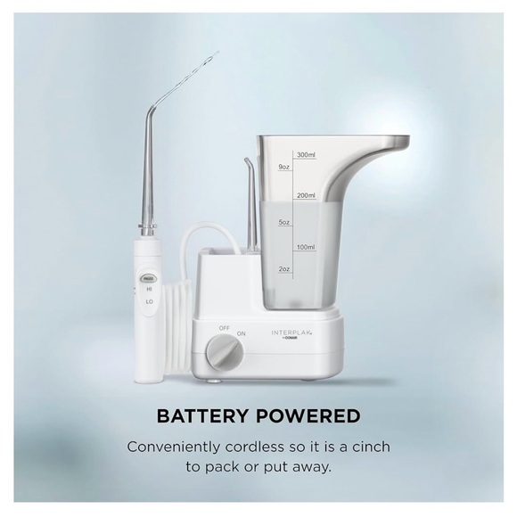 Interplak Conair Compact Dental Water Jet Flossing System PLUS Replacement Tips - Picture 3 of 14